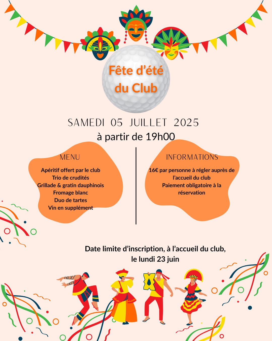 La fête de l'été du Club.